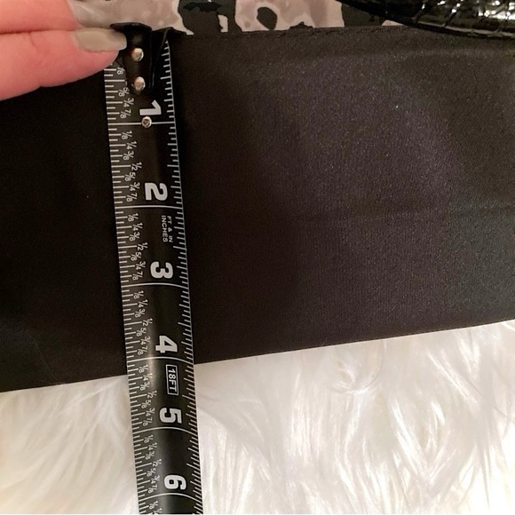 Ulta Beauty Tote Bag Canvas Patent Tan Black Leopard - Picture 8 of 9